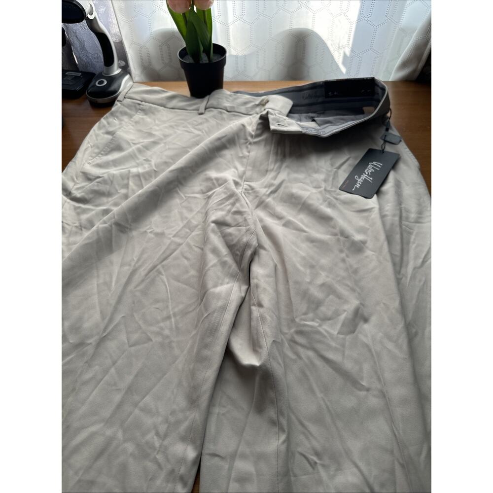 Walter Hagen Men Big & Tall Performance 11 Majors Core Golf Pants Lt Tan 38x36 - Picture 5 of 5